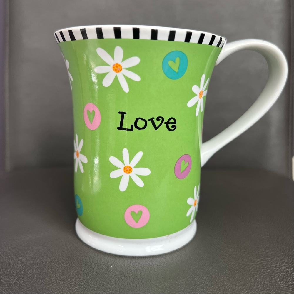 Square one brand Coffee Mug 5 inches high